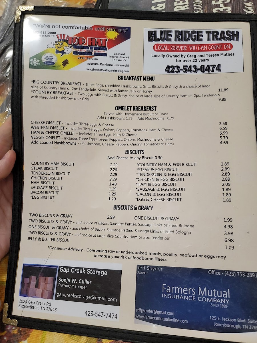 Wayne & Nancy Family Restaurant Menu - Image 4